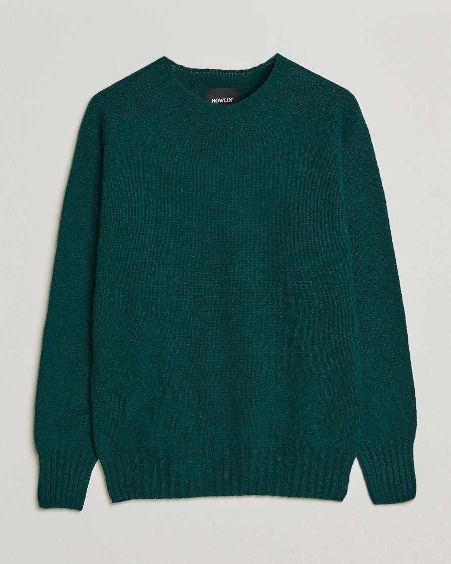 Howlin' Brushed Wool Sweater Forest – Grün