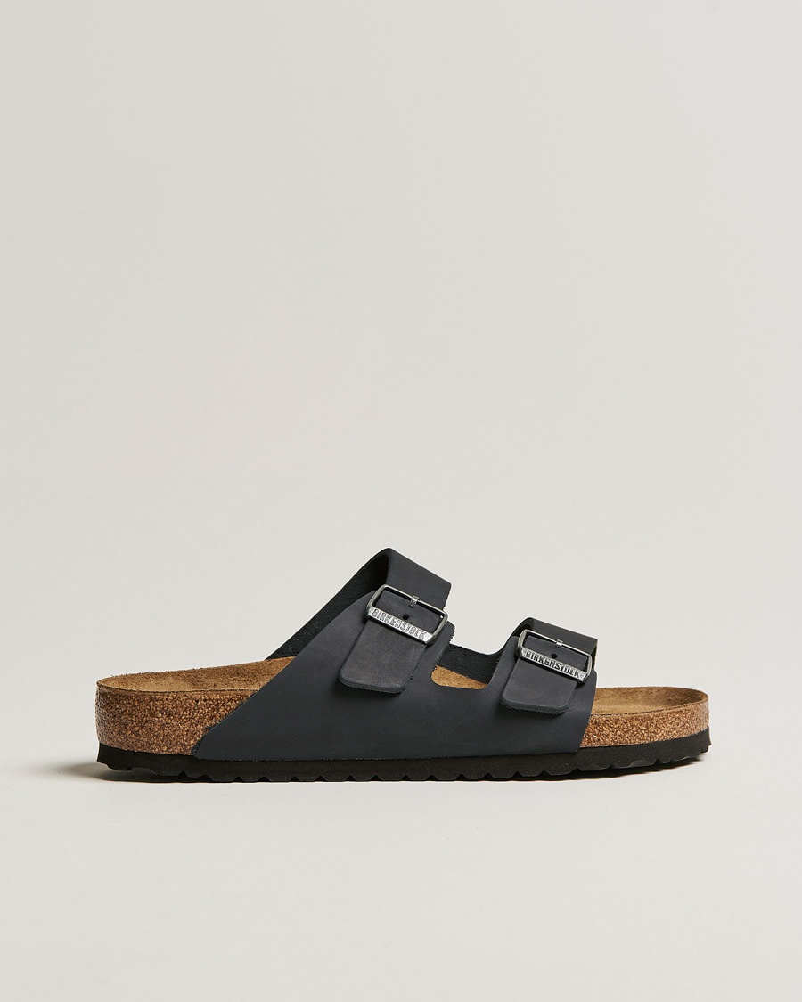BIRKENSTOCK Arizona Classic Footbed Black Oiled Leather – Schwarz