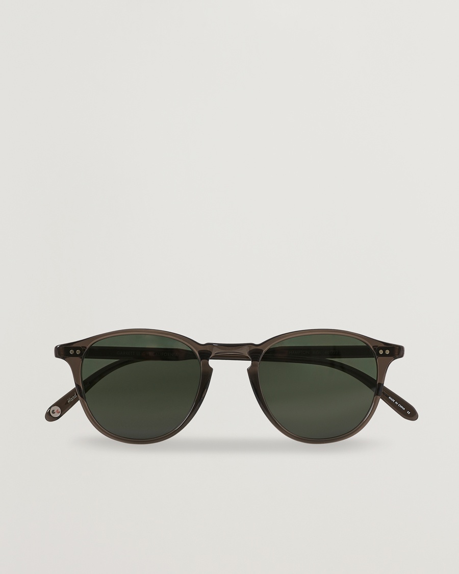 Garrett Leight Hampton 46 Sunglasses Black Glass – Schwarz