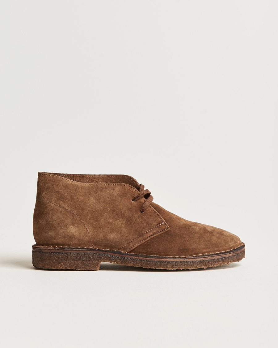 Drake's Clifford Suede Desert Boots Light Brown – Braun