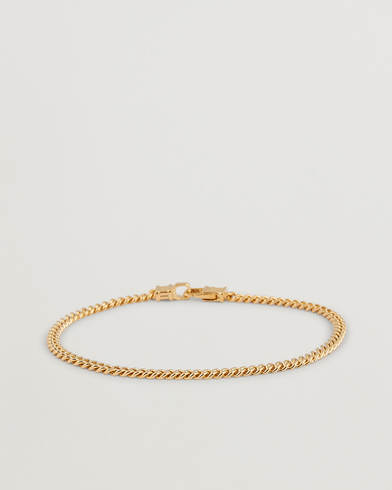 Herren | New Nordics | Tom Wood | Curb Bracelet M Gold