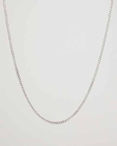 Herren | Halsketten | Tom Wood | Curb Chain M Necklace Silver