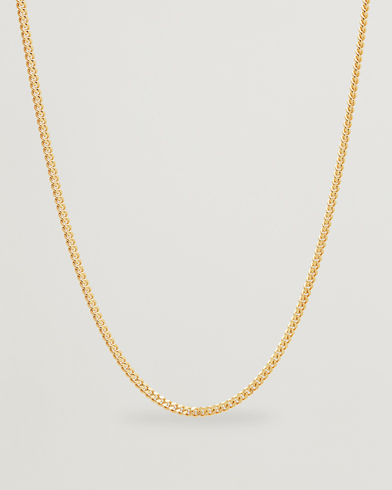 Herren |  | Tom Wood | Curb Chain M Necklace Gold