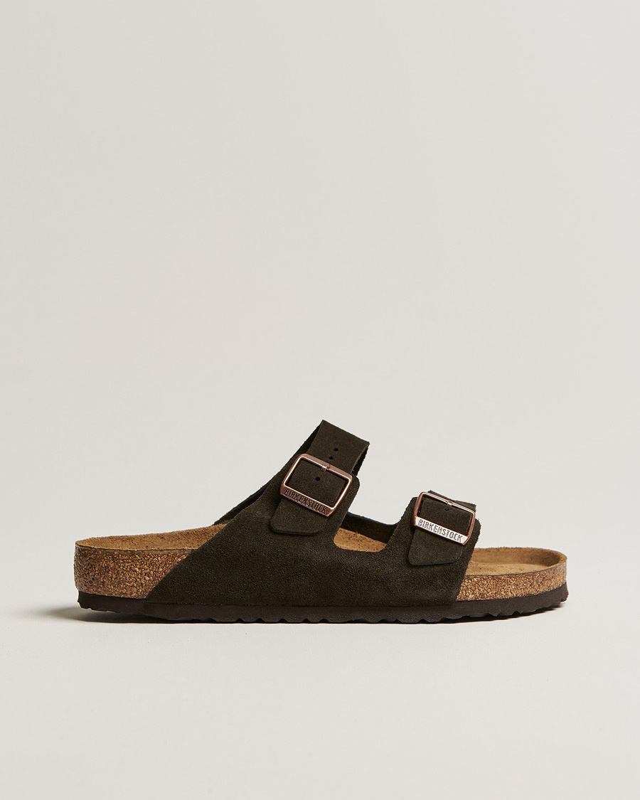 BIRKENSTOCK Arizona Soft Footbed Mocha Suede – Braun
