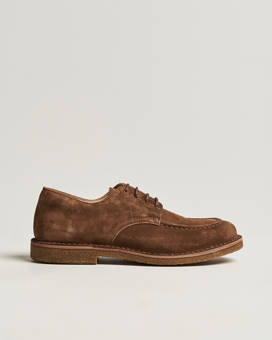 Astorflex Carlflex Derby Dark Khaki Suede – Braun