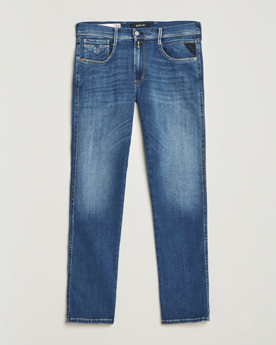 Herren | 30% sale | Replay | Anbass Hyperflex Re-Used Jeans Medium Blue