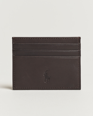 Herren | Kartenetui | Polo Ralph Lauren | Leather Credit Card Holder Brown