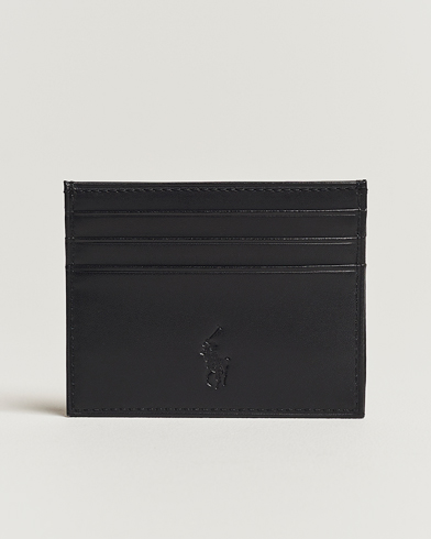 Herren | Kartenetui | Polo Ralph Lauren | Leather Credit Card Holder Black