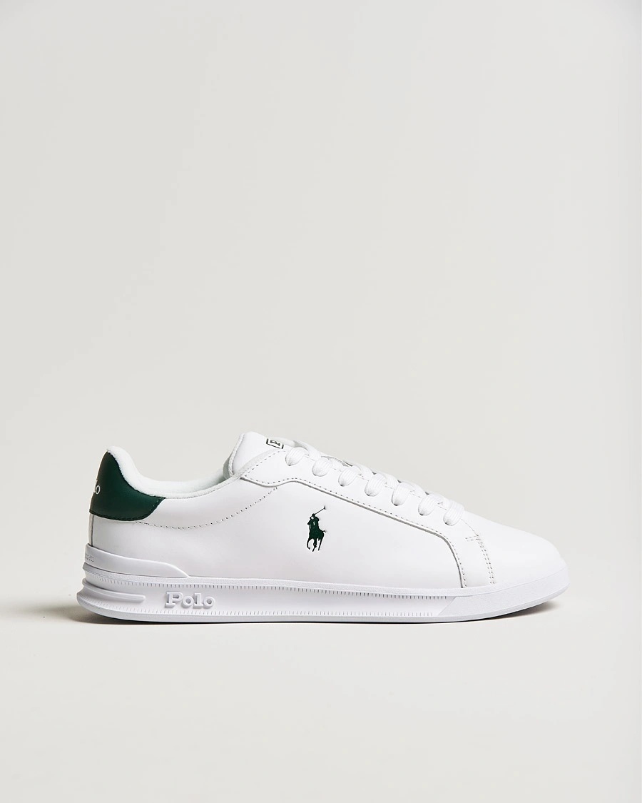 Polo Ralph Lauren Heritage Court Sneakers White/College Green – Weiß