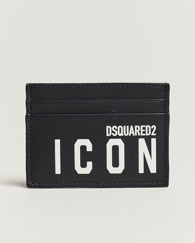 Herren | Dsquared2 | Dsquared2 | Icon Leather Card Holder Black