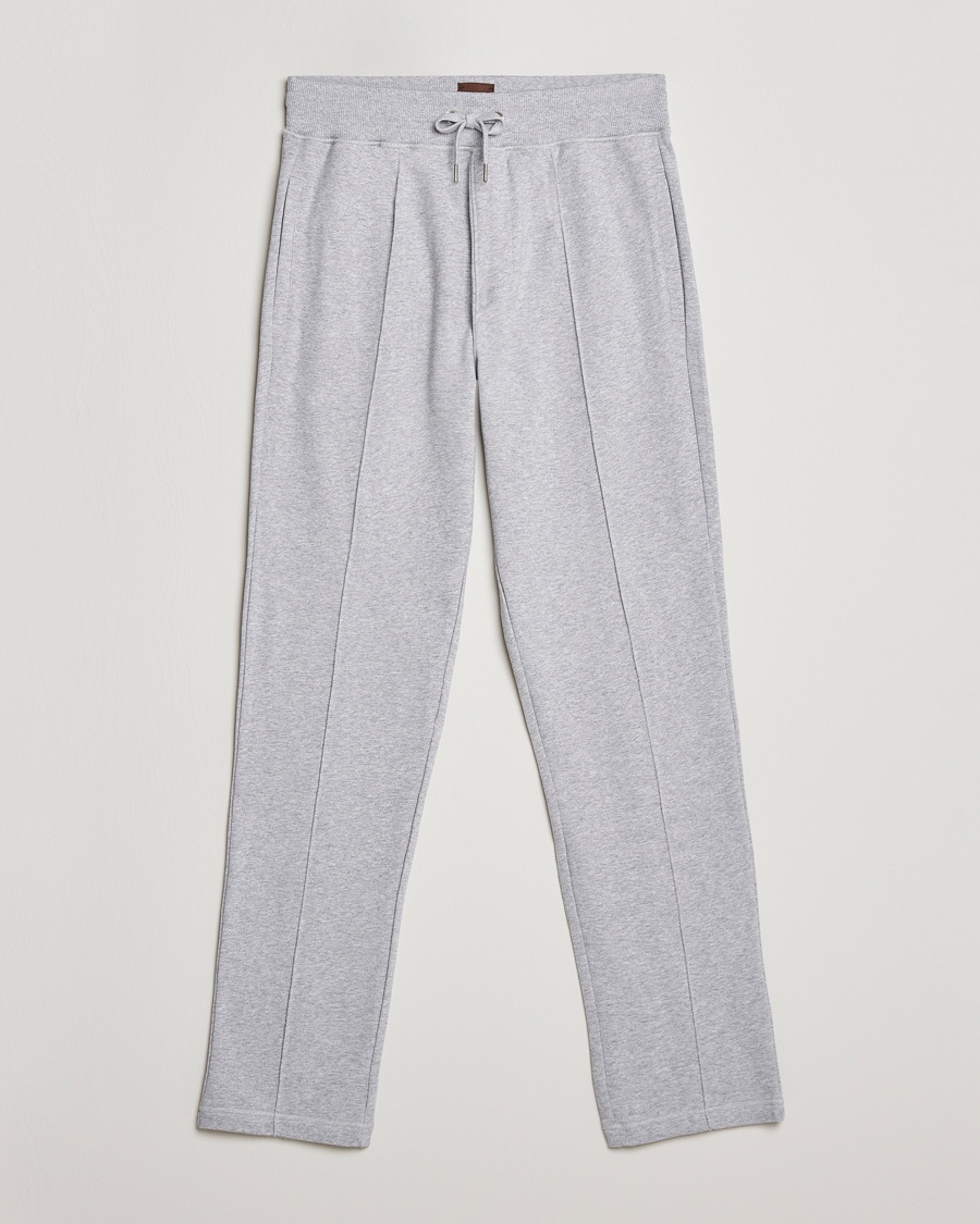 Stenströms Cotton Jersey Pants Grey – Grau