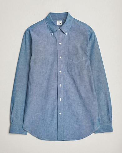 Herren | Jeanshemden | orSlow | Denim Button Down Shirt Light Blue