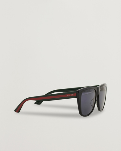 Herren | Gebogene Sonnenbrillen | Gucci | GG0926S Sunglasses Black/Green