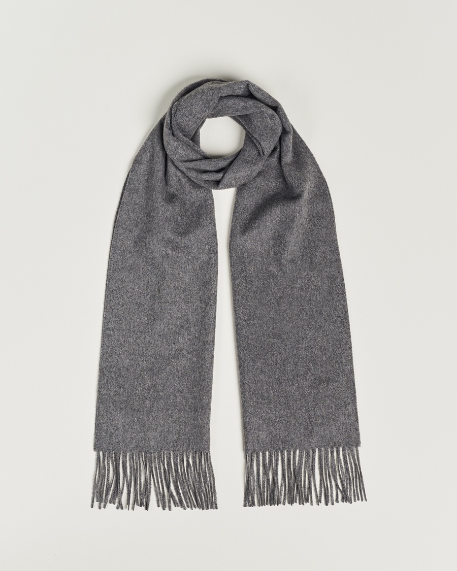 Piacenza Cashmere Cashmere Scarf Grey Melange – Grau