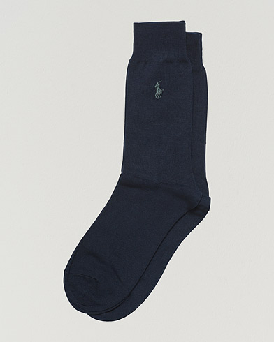 Herren | World of Ralph Lauren | Polo Ralph Lauren | 2-Pack Mercerized Cotton Socks Admiral Blue