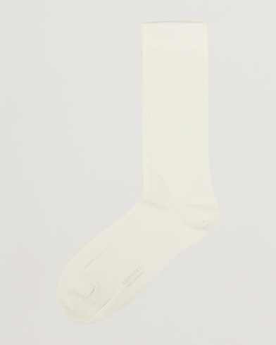 Herren |  | Sunspel | Cotton Blend Socks White