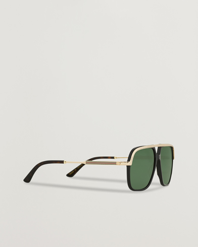 Herren | Eckige Sonnenbrillen | Gucci | GG0200S Sunglasses Black/Gold