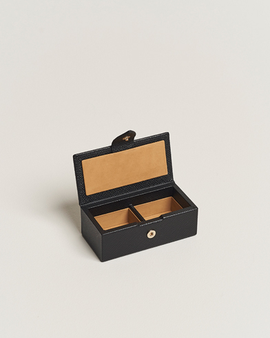 Herren |  | Smythson | Panama Mini Cufflink Box Black