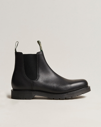 Herren | Schwarze Stiefel | Loake Shoemakers | Loake 1880 Mccauley Heat Sealed Chelsea Black Leather