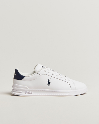 Polo Ralph Lauren Heritage Court Sneakers White/Newport Navy – Weiß