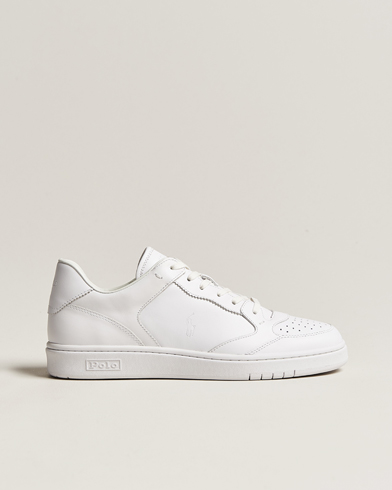 Herren |  | Polo Ralph Lauren | Court Luxury Leather Sneaker White