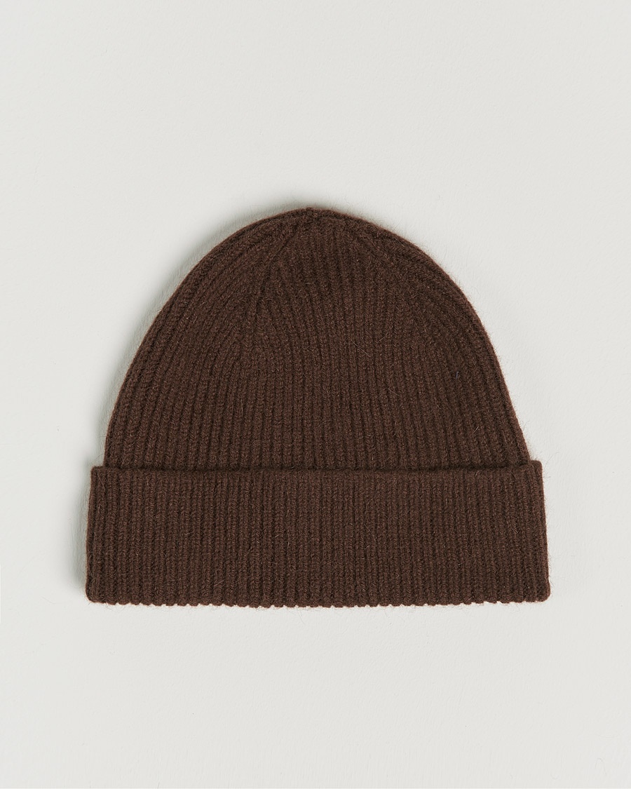 Le Bonnet Lambswool/Caregora Beanie Gingerbread – Braun