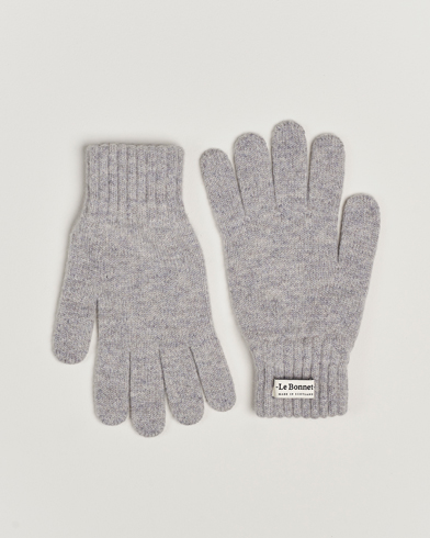 Herren | Alte Produktbilder | Le Bonnet | Merino Wool Gloves Smoke