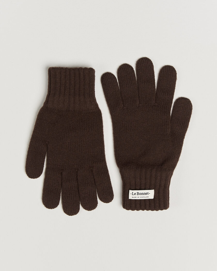 Le Bonnet Merino Wool Gloves Gingerbread – Braun