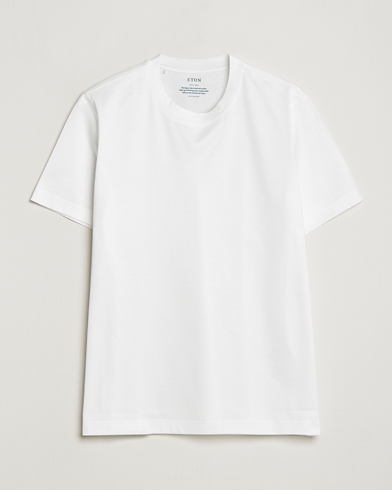 Herren |  | Eton | Filo Di Scozia Cotton T-Shirt White