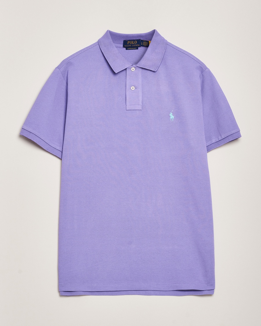 Polo Ralph Lauren Custom Slim Fit Polo Cactus Purple – Lila