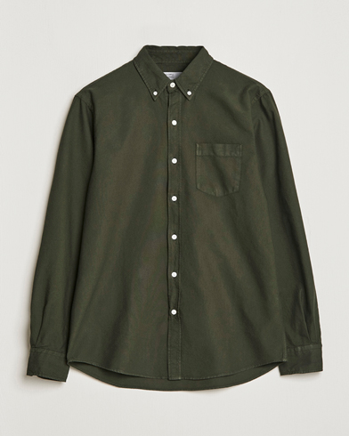 Herren | Unter 100 | Colorful Standard | Classic Organic Oxford Button Down Shirt Hunter Green