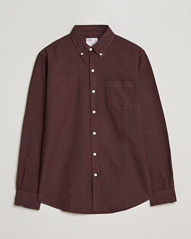 Herren | Oxfordhemden | Colorful Standard | Classic Organic Oxford Button Down Shirt Oxblood Red