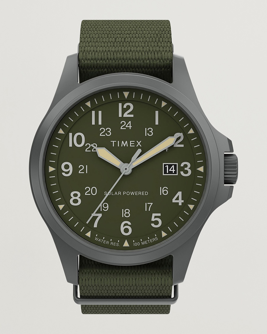 Timex Field Post Solar Watch 41mm Green Dial – Grün