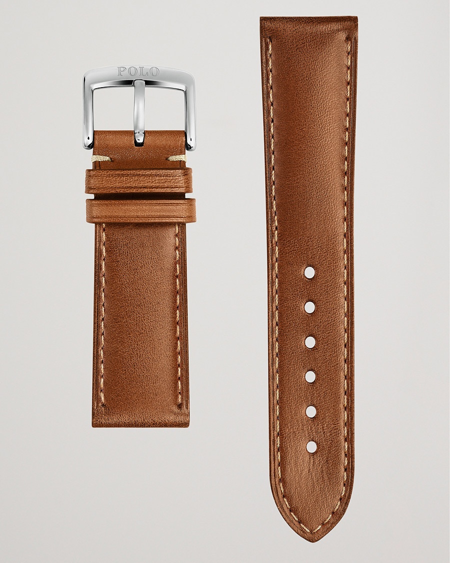 Polo Ralph Lauren Sporting Leather Strap Used Burnished – Braun