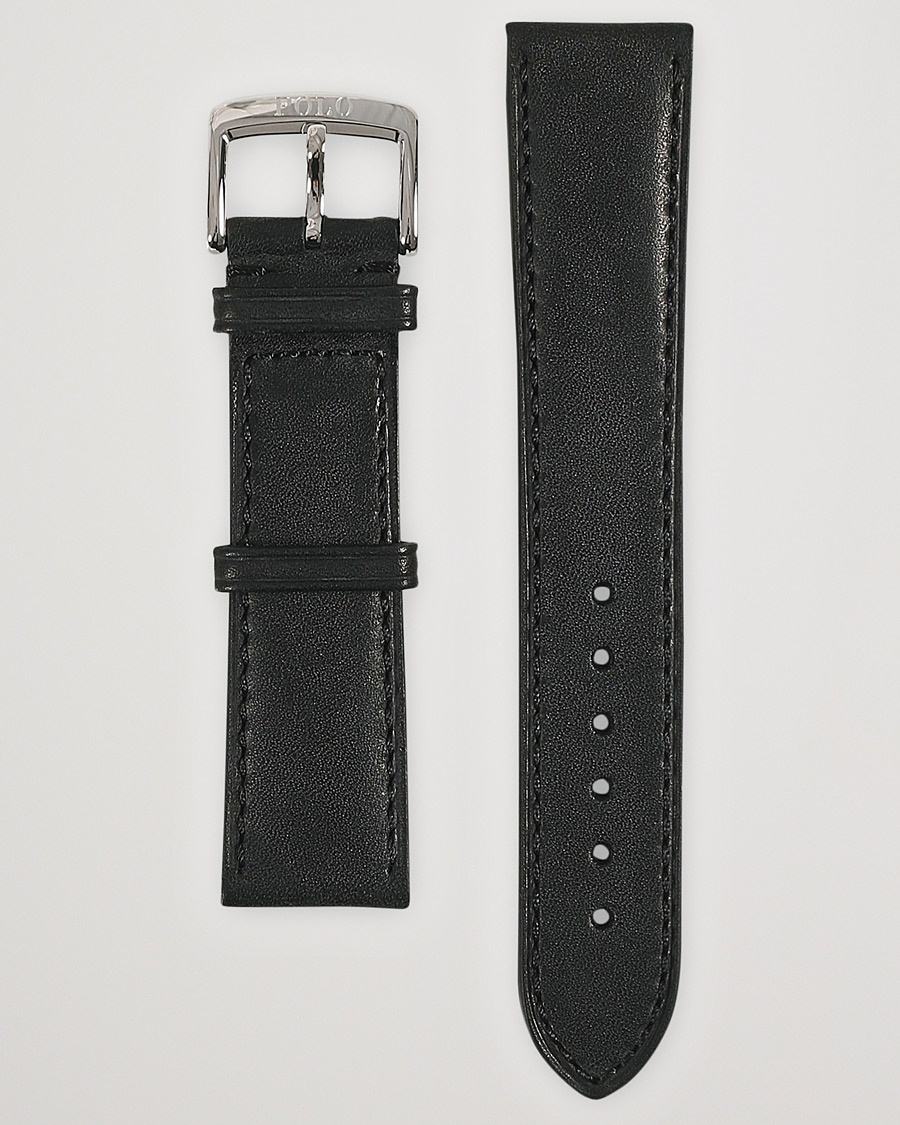 Polo Ralph Lauren Sporting Leather Strap Black – Schwarz