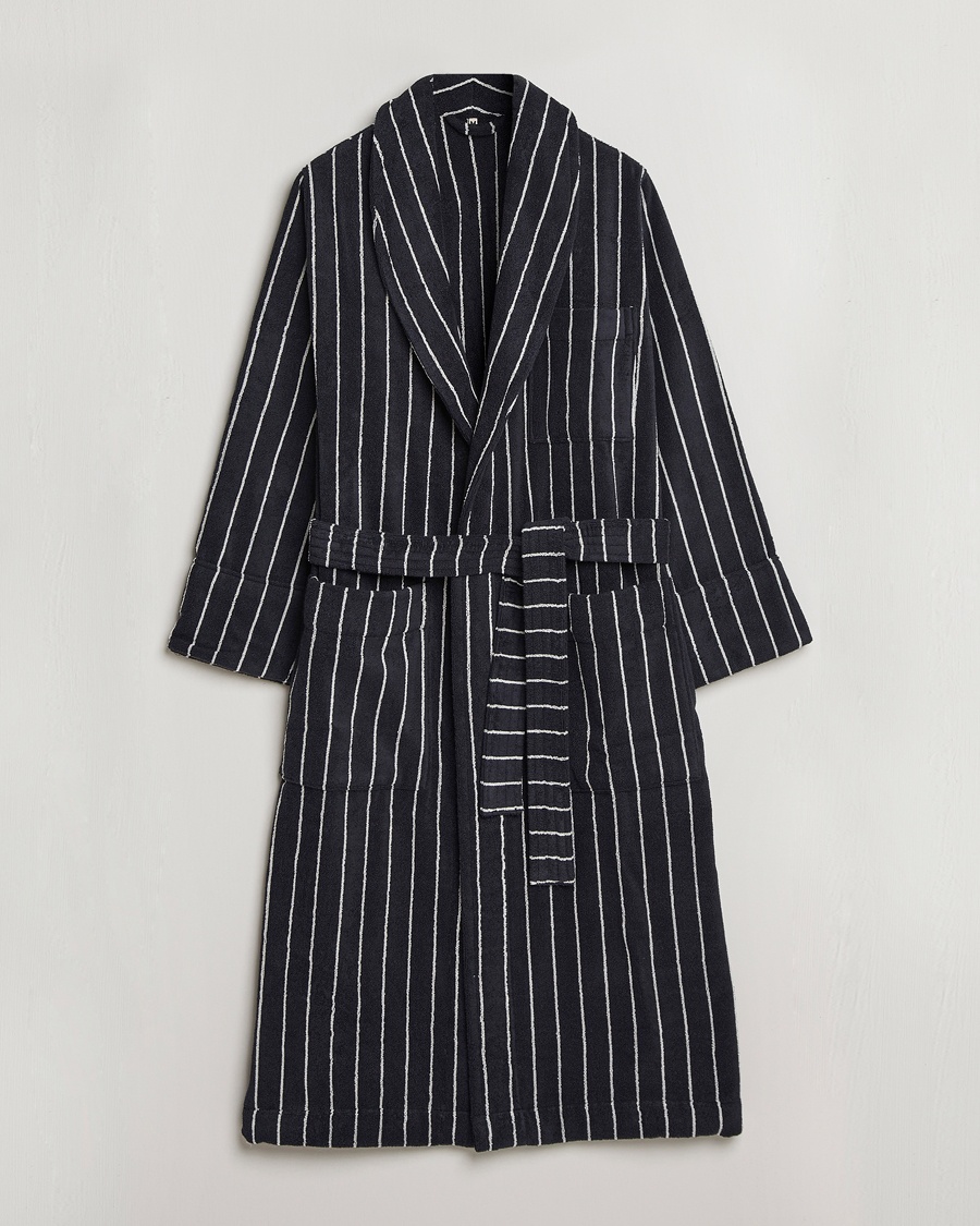 Tekla Organic Terry Classic Bathrobe Antwerp – Blau