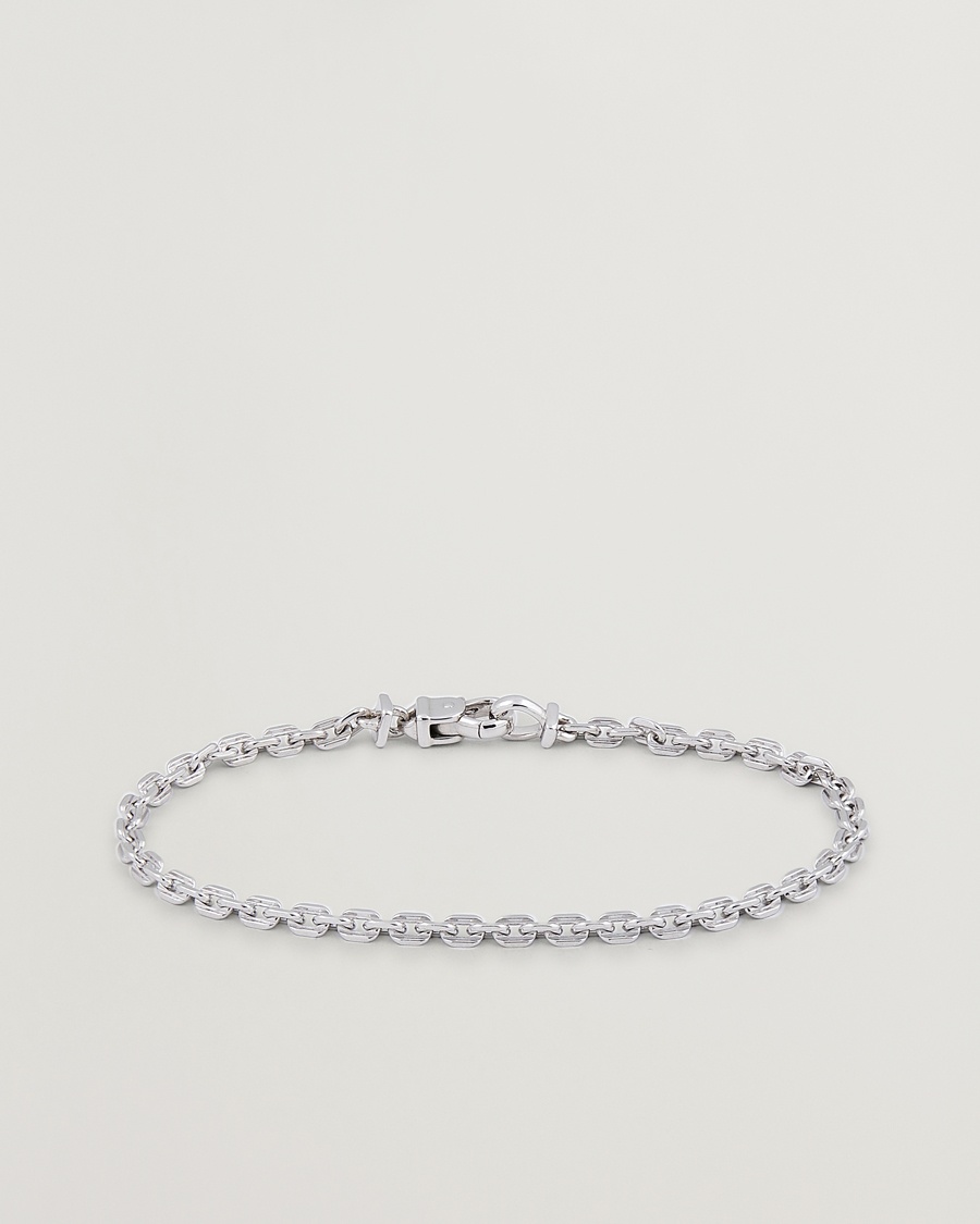 Tom Wood Anker Chain Bracelet Silver – Silber