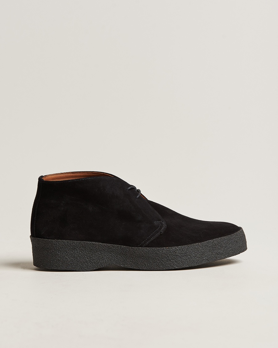 Sanders Joel Chukka Boot Black Suede – Schwarz