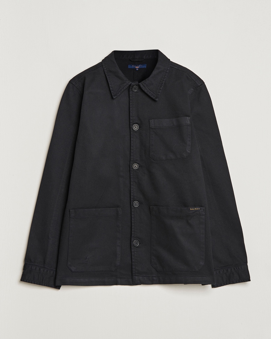 Nudie Jeans Barney Worker Overshirt Black – Schwarz