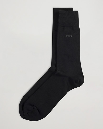 Herren | Normale Socken | BOSS BLACK | 2-Pack RS Uni Socks Black