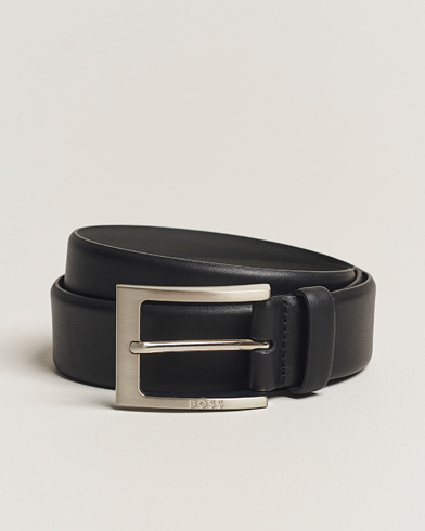 Herren |  | BOSS BLACK | Barnabie Leather Belt 3,5 cm Black
