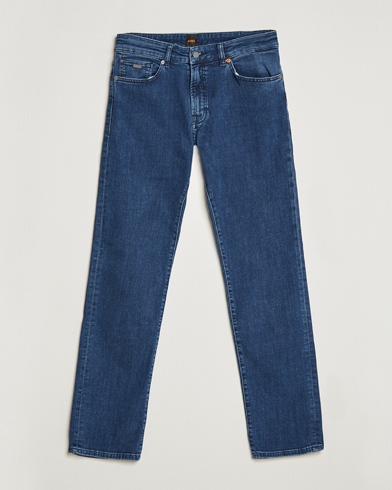 Herren | Straight leg | BOSS ORANGE | Maine Regular Fit Super Stretch Jeans Lagoon Blue