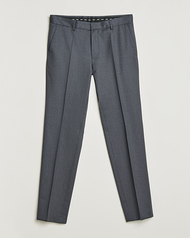 Herren | Anzughosen | BOSS BLACK | Genius Slim Fit Wool Trousers Dark Grey