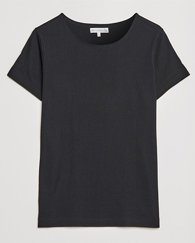 Herren | Kurzarm T-Shirt | Merz b. Schwanen | 1920s Loopwheeled T-Shirt Black