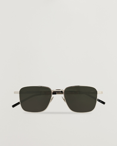 Herren | Pilotenbrillen | Saint Laurent | SL 529 Sunglasses Silver/Grey