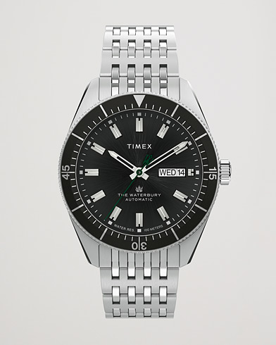 Herren |  | Timex | Waterbury Diver Automatic 40mm Steel/Black Dial