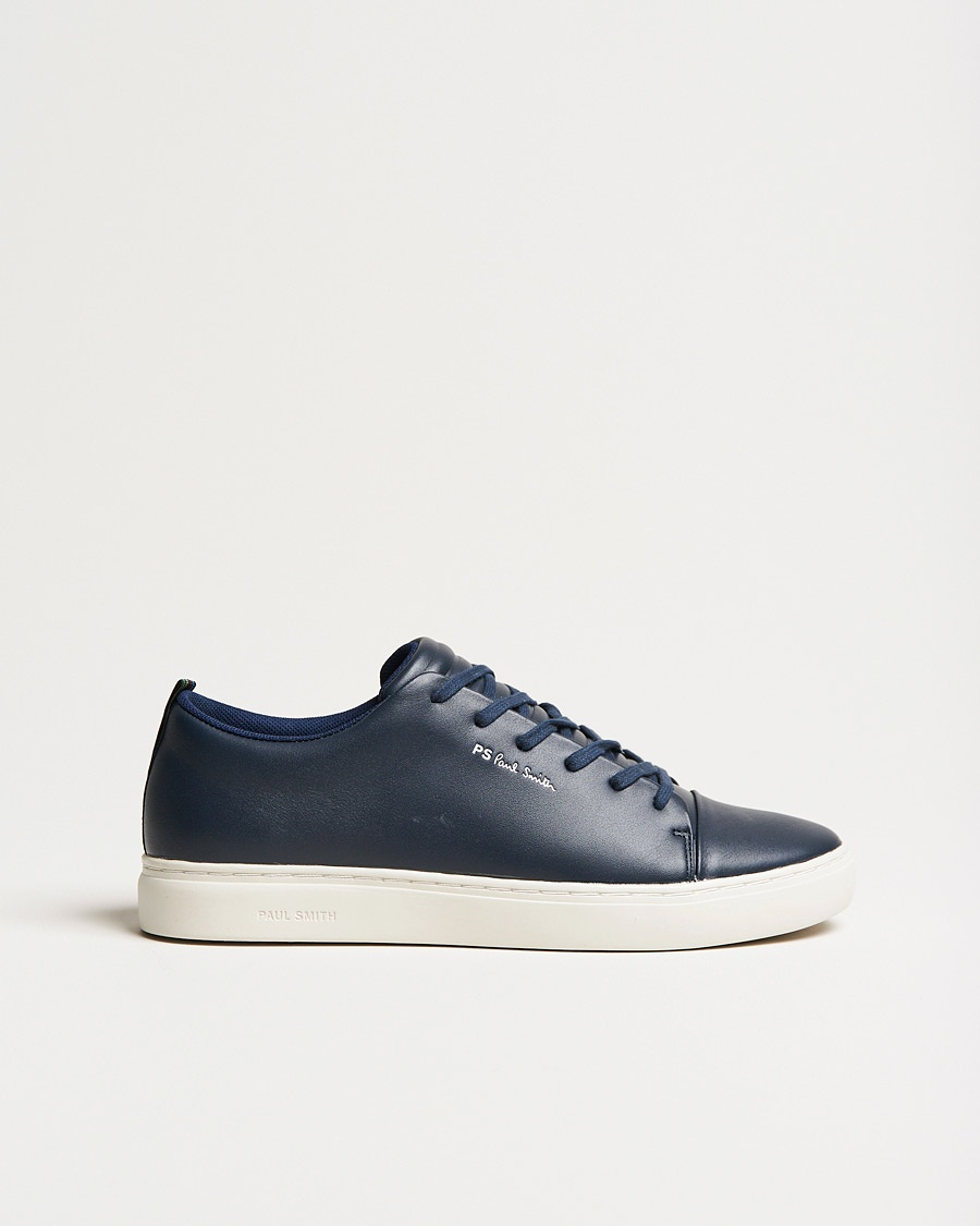 PS Paul Smith Lee Cap Toe Leather Sneaker Navy – Blau