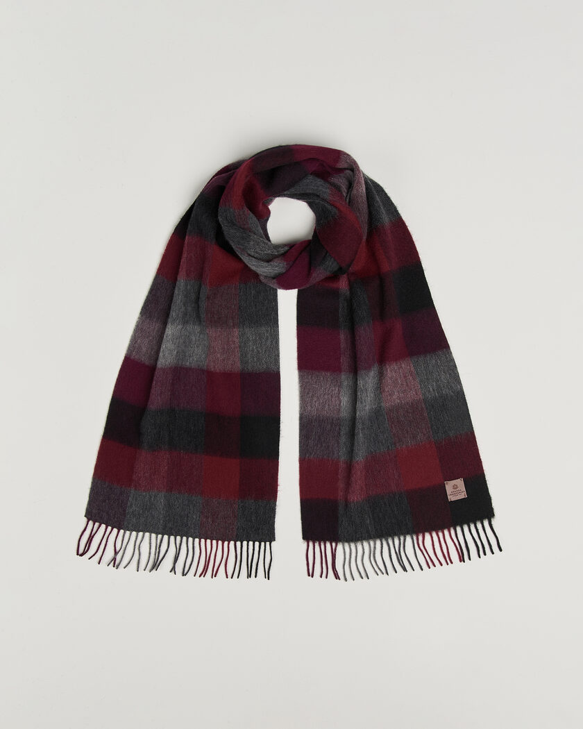 Amanda Christensen Amanda ChristensenWool Block Check ScarfWine/Black – Rot