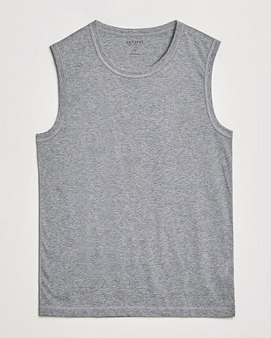 Herren | Unterhemden | Sunspel | Active Vest Grey Melange
