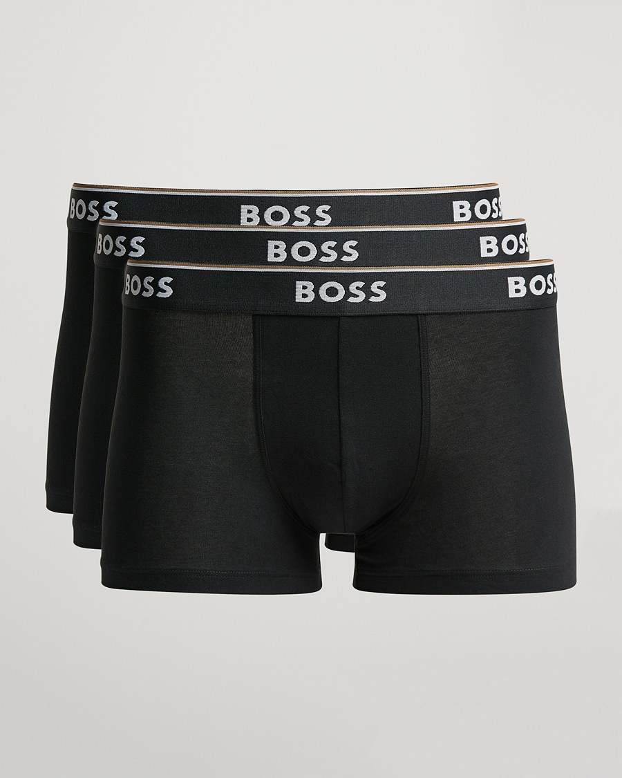 BOSS BLACK 3-Pack Trunk Boxer Shorts Black – Schwarz